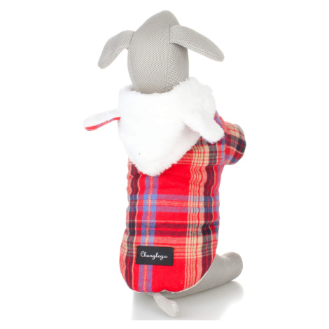 Vsepropejska Sirio zimní kabátek pro psa Barva: Červená, Délka zad (cm): 26, Obvod hrudníku: 38 