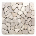 Divero mramorová mozaika garth D00605 1 m2 bílá