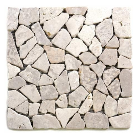 Divero mramorová mozaika garth D00605 1 m2 bílá