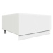 ArtExt Kuchyňská skříňka spodní nízká SILVER | D2A 120 Barva korpusu: Bílá