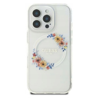 Guess GUHMP16SHFWFCT iPhone 16 6.1 transparentní/transparent hardcase IML