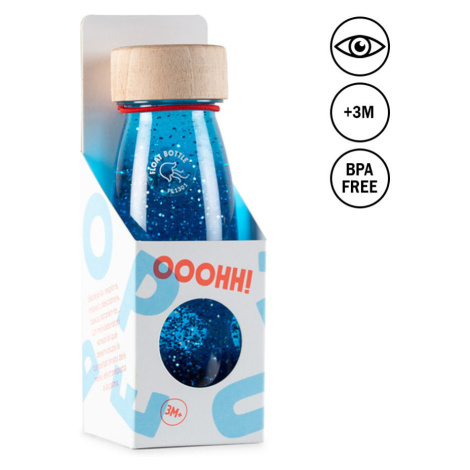 Senzorická plovoucí lahev - Modrá, 250 ml Petit Boum