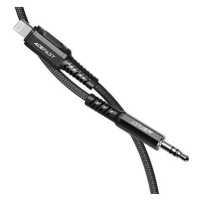 ACEFAST Lightning MFi to 3.5mm Jack Aluminum Alloy Audio Cable BLACK