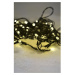 Solight LED venkovní vánoční řetěz, 200 LED, 20m, přívod 5m, 8 funkcí, časovač, IP44, teplá bílá