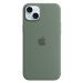 Apple iPhone 15 Plus Silikonový kryt s MagSafe cypřišově zelený