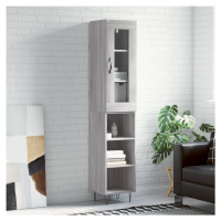 vidaXL Skříň highboard šedá sonoma 34,5 x 34 x 180 cm kompozitní dřevo