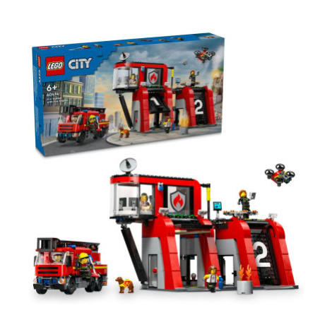 LEGO® City 60414 Hasičská stanice s hasičským vozem