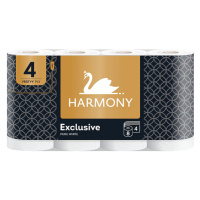 Harmony Exclusive Pure White toaletní papír 4 vrstvy 8 ks