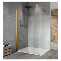 Gelco VARIO GOLD jednodílná sprchová zástěna k instalaci ke stěně, čiré sklo, 1300 mm