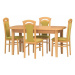 Jídelní rozkládací dřevěný stůl FORTE — 150x85cm (rozklad + 40cm), více barev