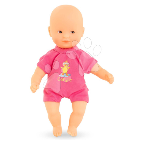 Panenka do vany Mini Bath Pink Mon Premier Poupon Corolle s hnědýma očima 20 cm od 18 měsíců