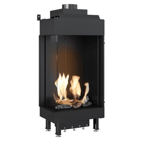 KRATKI Krbová plynová vložka LEO 45/68/G30/50MBAR na propan butan, levé prosklení