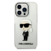 Karl Lagerfeld KLHCP14LHNIKTCT hard silikonové pouzdro iPhone 14 PRO 6.1" transparent Ikonik Kar