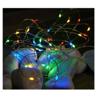 Barevný světelný LED řetěz Star Trading Dew Drops, délka 4 m