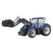 Bruder 3121 New Holland T7.315 s přední lžicí