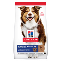 Hill's Science Plan Canine Mature Adult 7+ Medium Lamb & Rice - 14 kg