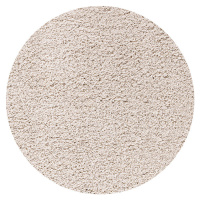 Ayyildiz koberce Kusový koberec Life Shaggy 1500 beige kruh Rozměry koberců: 80x80 (průměr) kruh