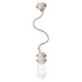 Ferroluce Bílé závěsné svítidlo Nicolo v minimalistickém designu