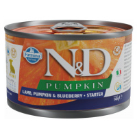 Konzerva N&D Pumpkin Starter Puppy Lamb & Blueberry 140g