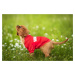 Vsepropejska Zagi sportovní mikina pro psa Barva: Červená, Délka zad (cm): 38, Obvod hrudníku: 4
