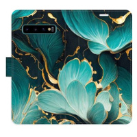 iSaprio flip pouzdro Blue Flowers 02 pro Samsung Galaxy S10