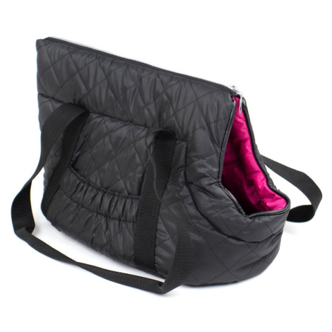 Carry taška pro psa | do 4 Kg Barva: Černo-růžová, Dle váhy psa: do 2,5 kg