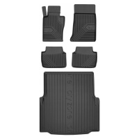 Set 77 Gumové autokoberce a rohož Bmw 3 E46 Sedan 1998-2005 xDrive