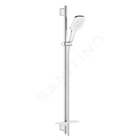 Grohe 26586LS0 - Sada sprchové hlavice 130, 3 proudy, tyče 90 cm a hadice, měsíční bílá