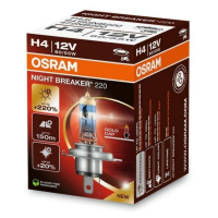 OSRAM H4 12V 60/55W P43t NIGHT BREAKER 220 +220% 1ks 64193NB220