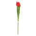 Umělá kytice tulipánů červená, 50 cm