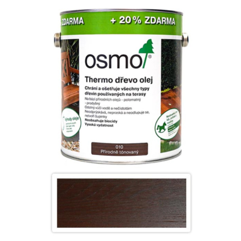 OSMO Speciální olej na terasy 3 l Thermo-dřevo 010