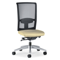 interstuhl Kancelářská otočná židle GOAL AIR, výška opěradla 545 mm, jasně stříbrný podstavec, b