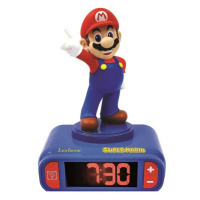 Budík s 3D figurkou Super Mario