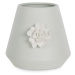 AmeliaHome Keramická váza Lusitiono šedá