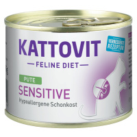 Kattovit Sensitive (hypoalergenní) 185 g - 24 x 185 g krůtí