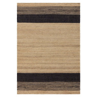 Černo-béžový oboustranný ručně tkaný jutový koberec 120x170 cm Cedar – Asiatic Carpets