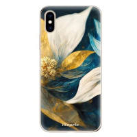 iSaprio Gold Petals pro iPhone XS