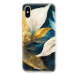 iSaprio Gold Petals pro iPhone XS