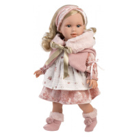 Llorens LUCIA - realistická panenka s měkkým látkovým tělem - 40 cm