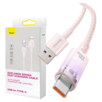 Kabel Quick Charge USB-C Baseus  6A, 1m (Pink)