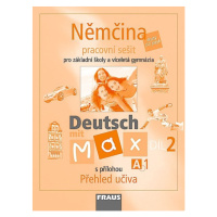 Deutsch mit Max A1 díl 2 PS (němčina jako 2.cizí jazyk na ZŠ ) Fraus