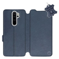 Flip pouzdro na mobil Xiaomi Redmi Note 8 Pro - Modré - kožené - Blue Leather