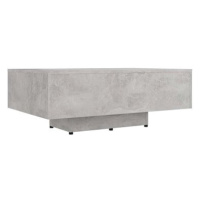 Konferenční stolek betonově šedý 85 × 55 × 31 cm dřevotříska