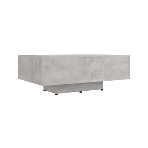 Konferenční stolek betonově šedý 85 × 55 × 31 cm dřevotříska SHUMEE