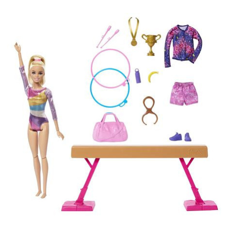 Mattel Barbie GYMNASTKA NA KLADINĚ