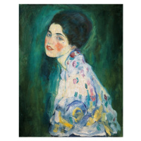 Obrazová reprodukce Portrait of a young woman (1916–17), Gustav Klimt, 30 × 40 cm