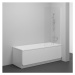 Ravak NVS1-80 lesk+Transparent, vanová pevná stěna 80 cm, profi lesk, čiré sklo