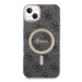 Guess GUBPP14MH4EACSK sada nabíječky MagSafe a pouzdra na iPhone 14 PLUS 6.7" black 4G Print Mag