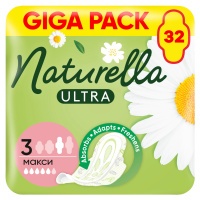 NATURELLA Ultra Maxi Size 3 hygienické vložky s křidélky 32 ks