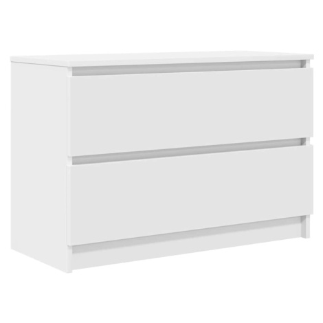 vidaXL TV skříňka bílá 80x35x54 cm kompozitní dřevo